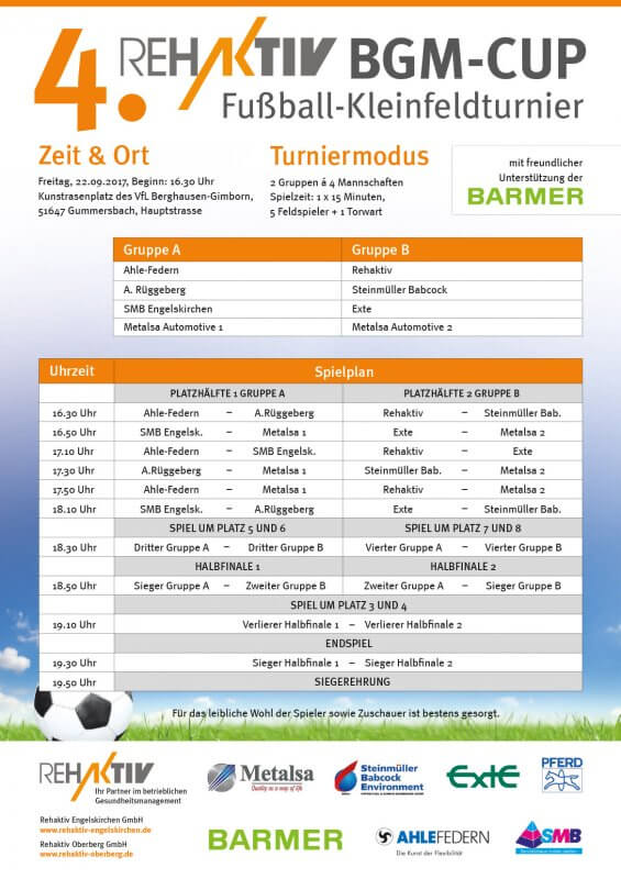 Plakat Fuballturnier