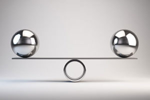 Konzept ausgeglichen