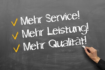Service und Leistung
